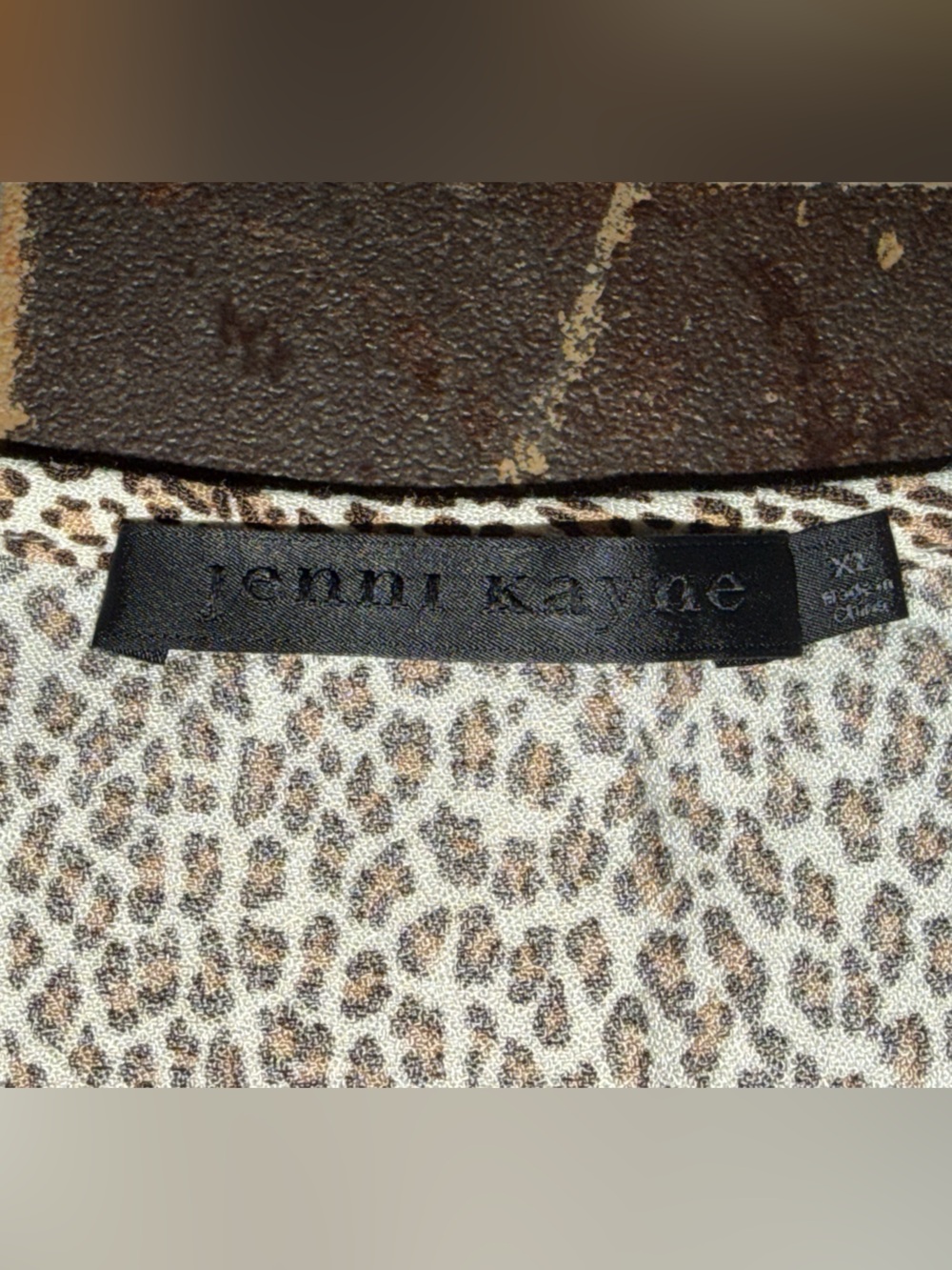 Jenni Kayne Leopard Print Slip Dress Size XL - Picture 5 of 7